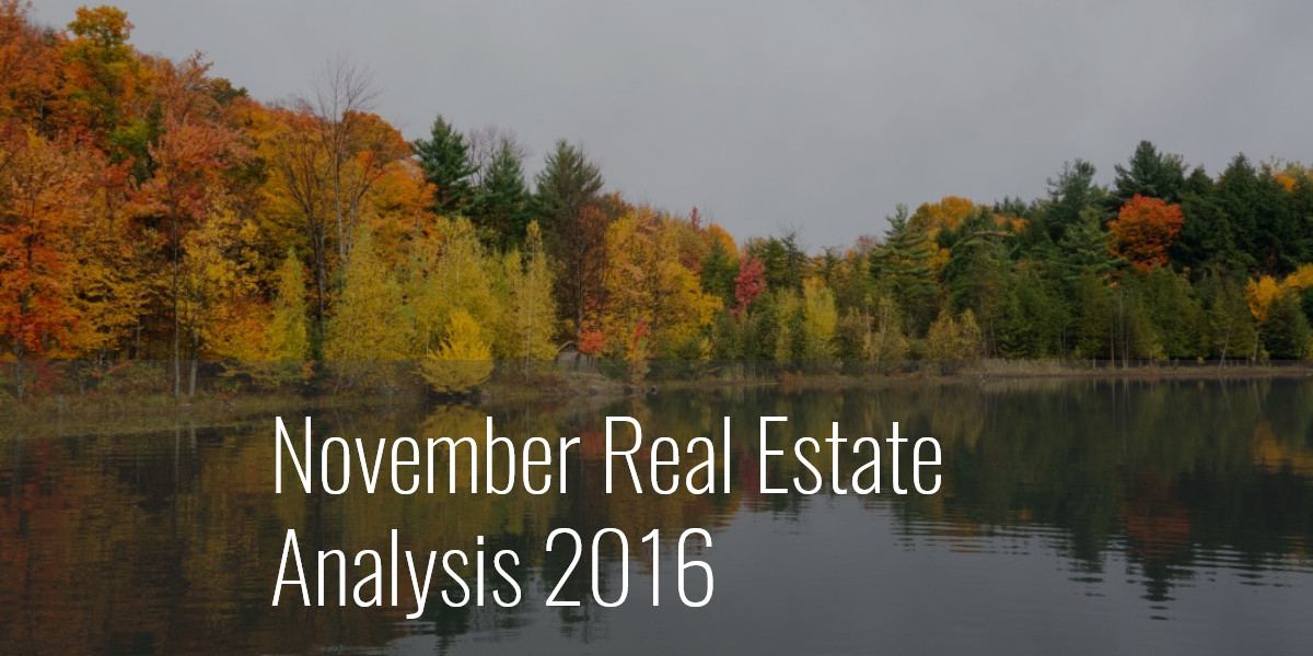 November Real Estate Analysis 2016